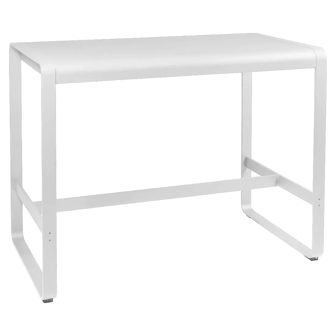 Fermob Table haute Bellevie - 01 blanc coton - 140 x 80 cm