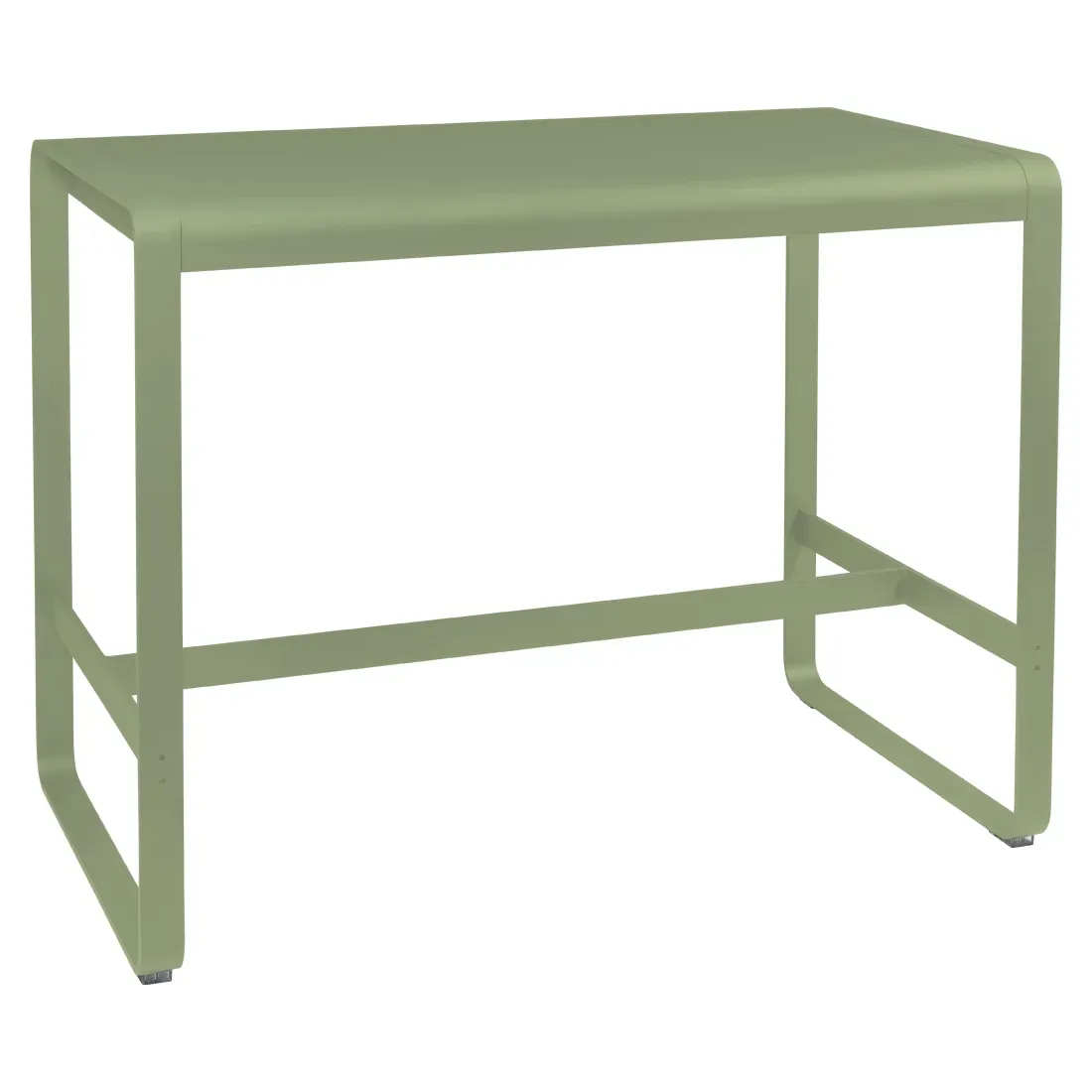 Fermob Table haute Bellevie - 65 vert tilleul - 140 x 80 cm