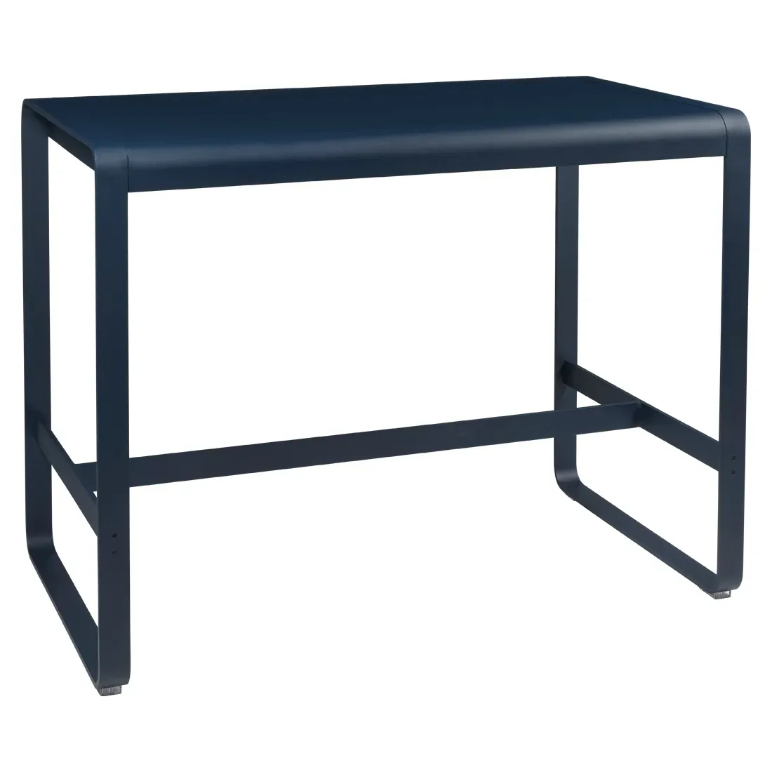 Fermob Table haute Bellevie - 92 bleu abysse - 140 x 80 cm