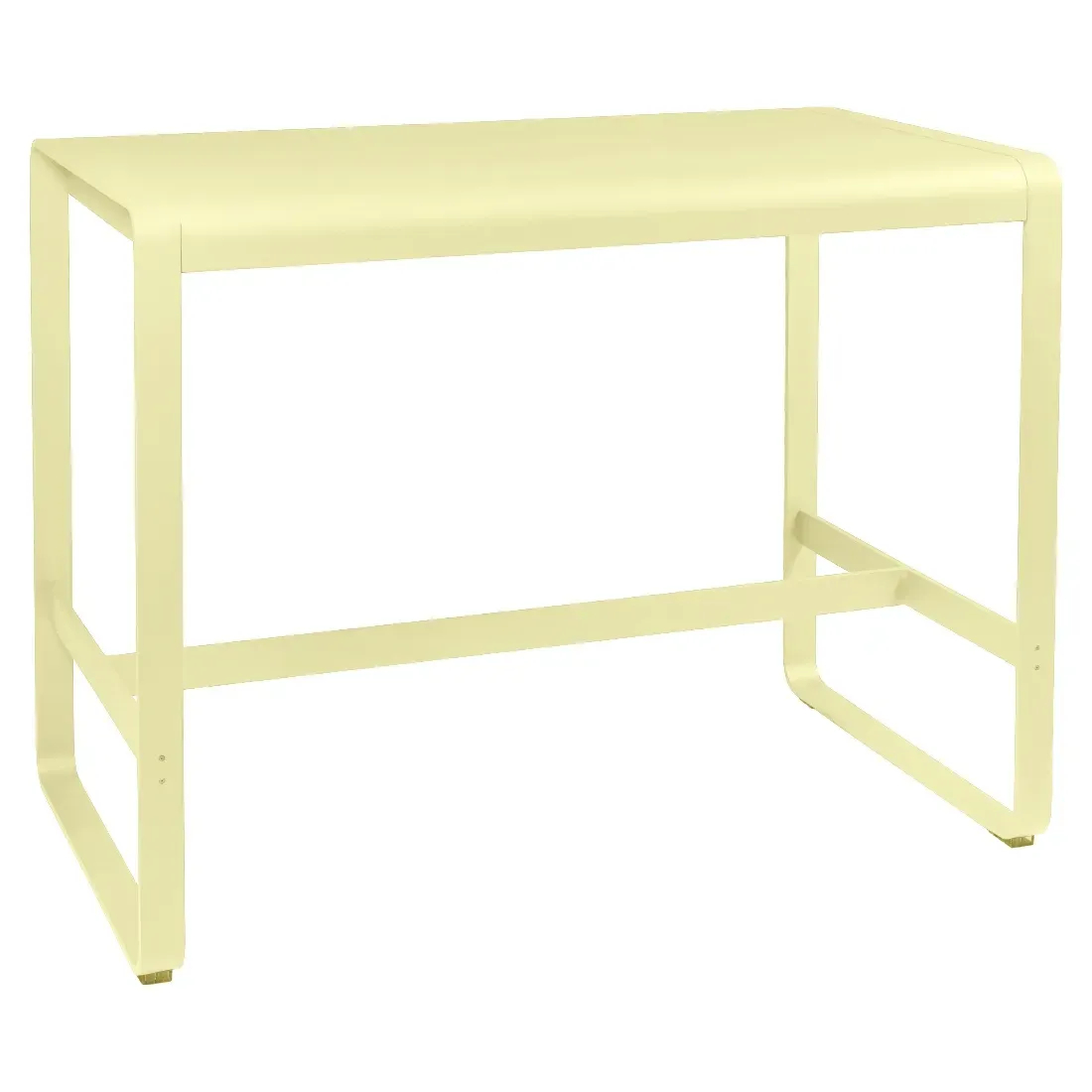 Fermob Table haute Bellevie - A6 citron givré - 140 x 80 cm