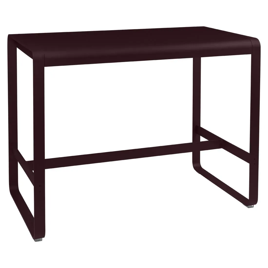 Fermob Table haute Bellevie - B9 cerise noire - 140 x 80 cm