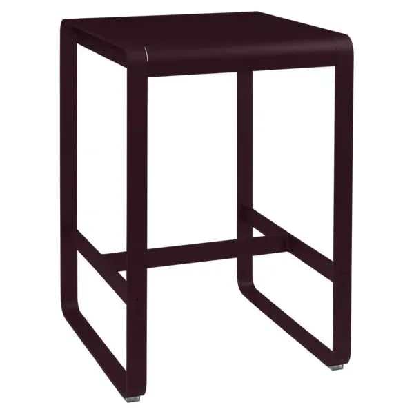 Fermob Table haute Bellevie - B9 cerise noire - 74 x 80 cm