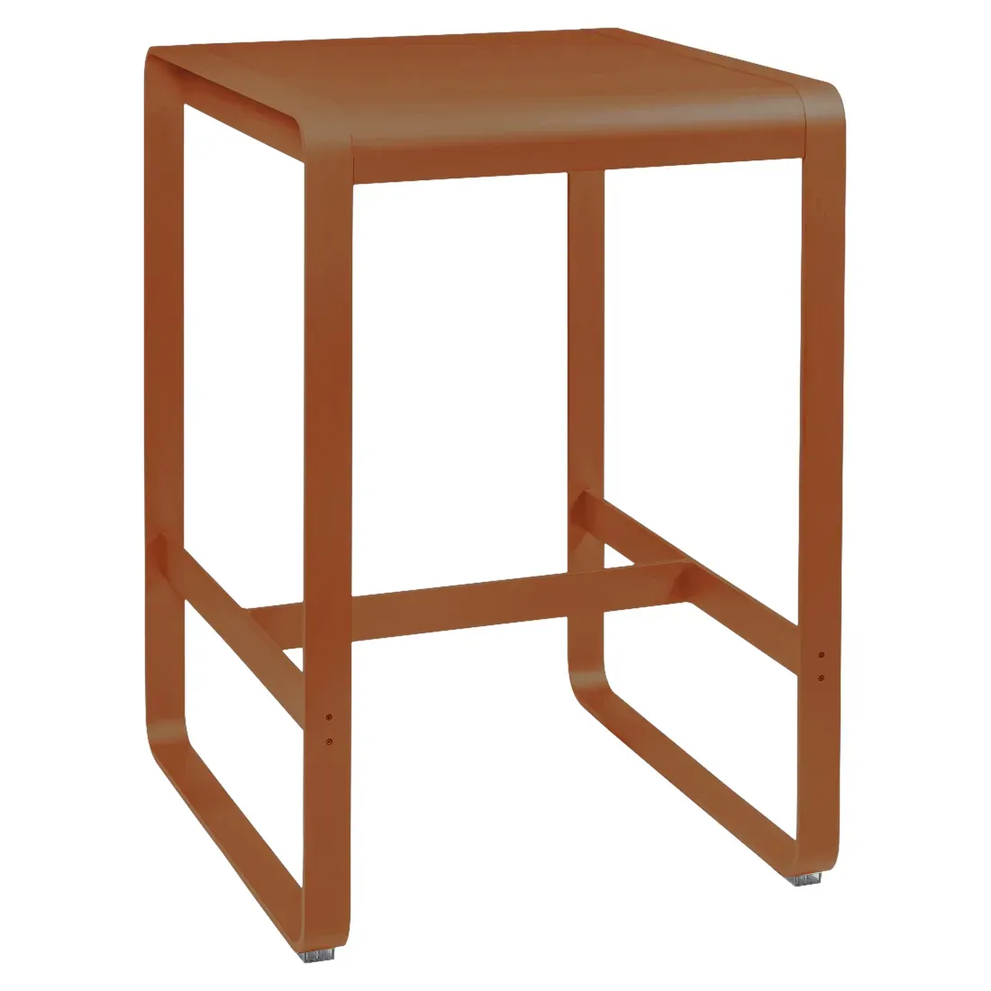 Fermob Table haute Bellevie - E2 orange confite - 74 x 80 cm