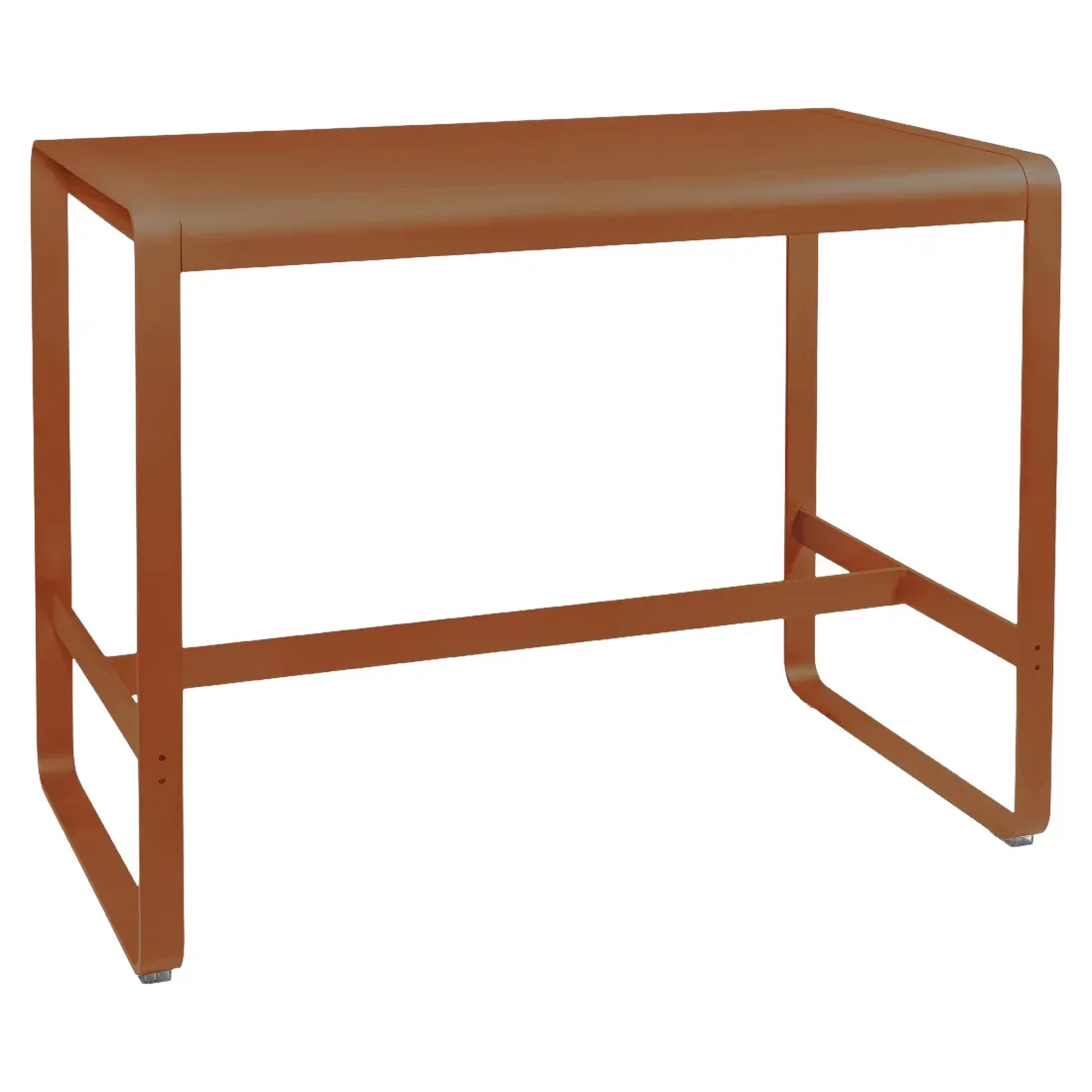 Fermob Table haute Bellevie - E2 orange confite - 140 x 80 cm