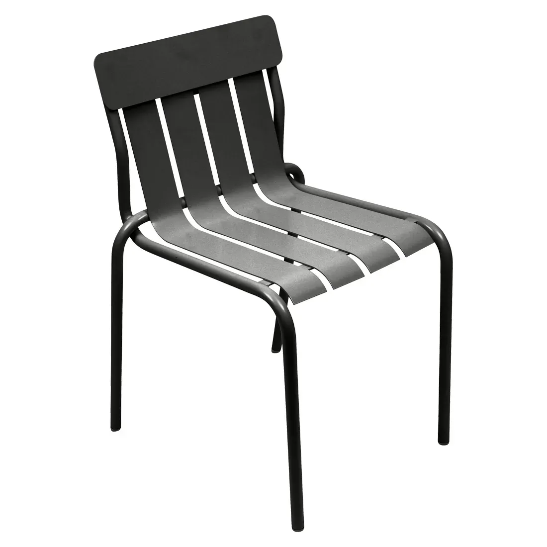 Fermob Chaise STRIPE - 42 réglisse