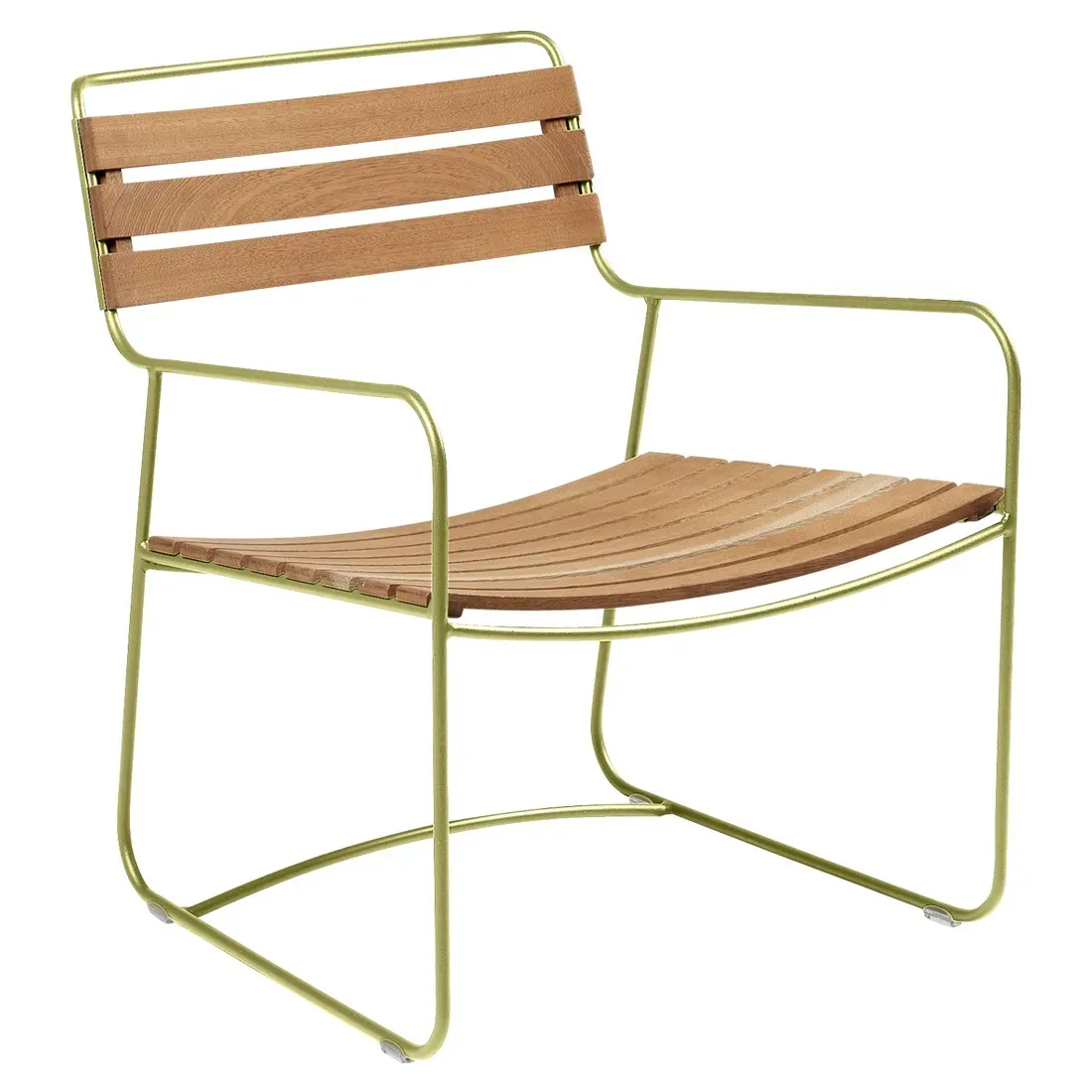 Fermob Fauteuil en teck SURPRISING - 65 vert tilleul