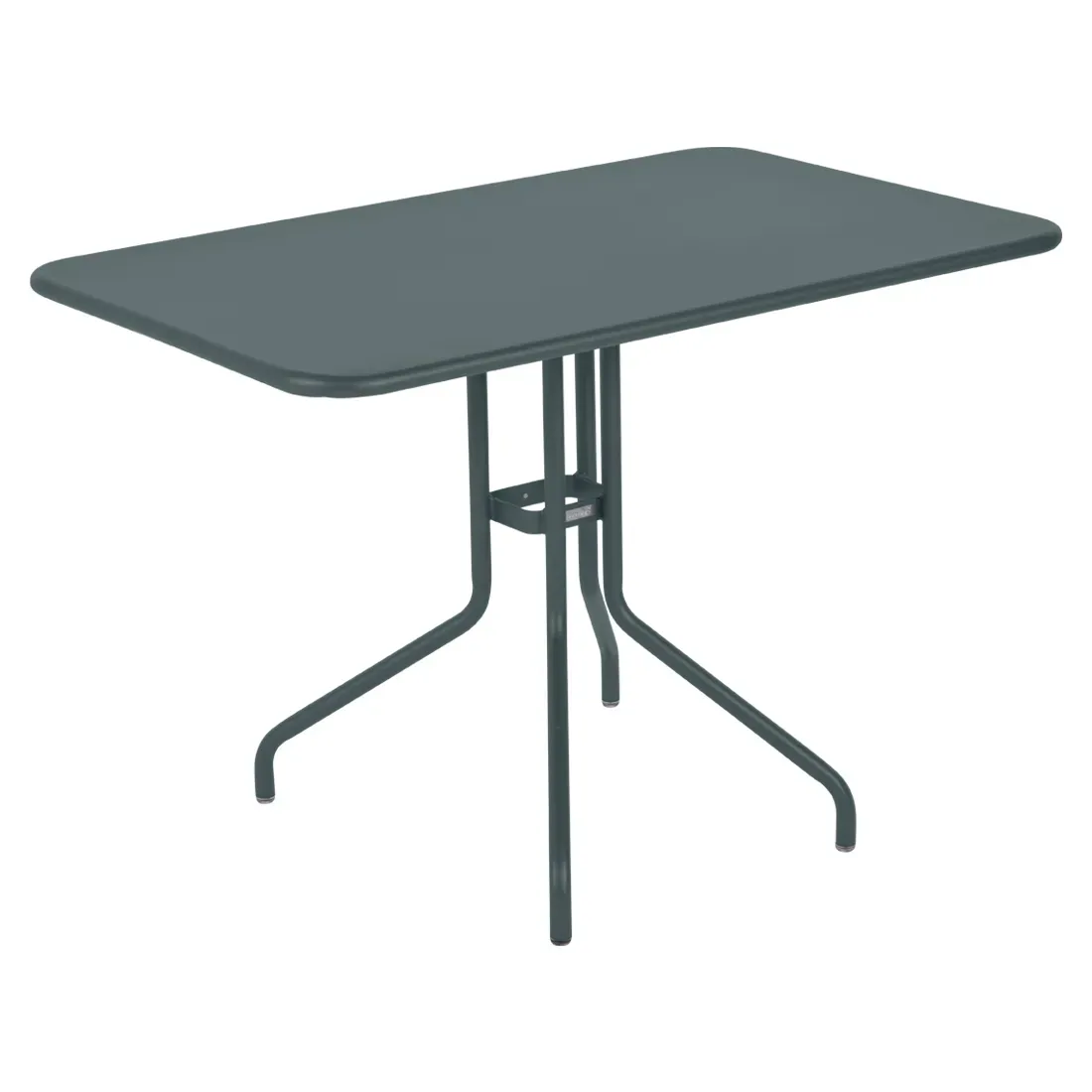 Fermob Table Pétale - 26 gris orage - 110 x 70 cm