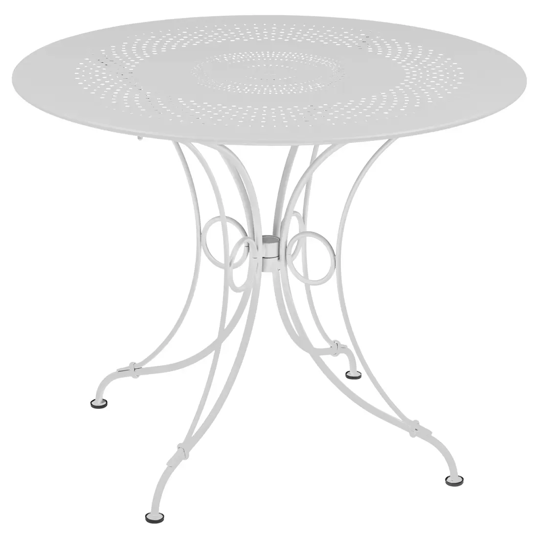 Fermob Table 1900 - 01 blanc coton - Ø 96