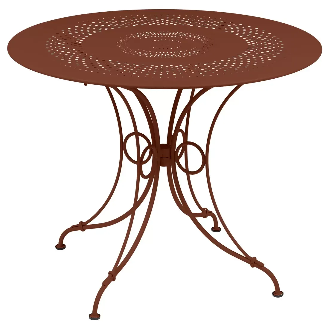 Fermob Table 1900 - 20 ocre rouge - Ø 96