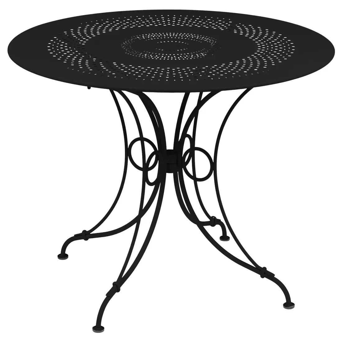 Fermob Table 1900 - 42 réglisse - Ø 96
