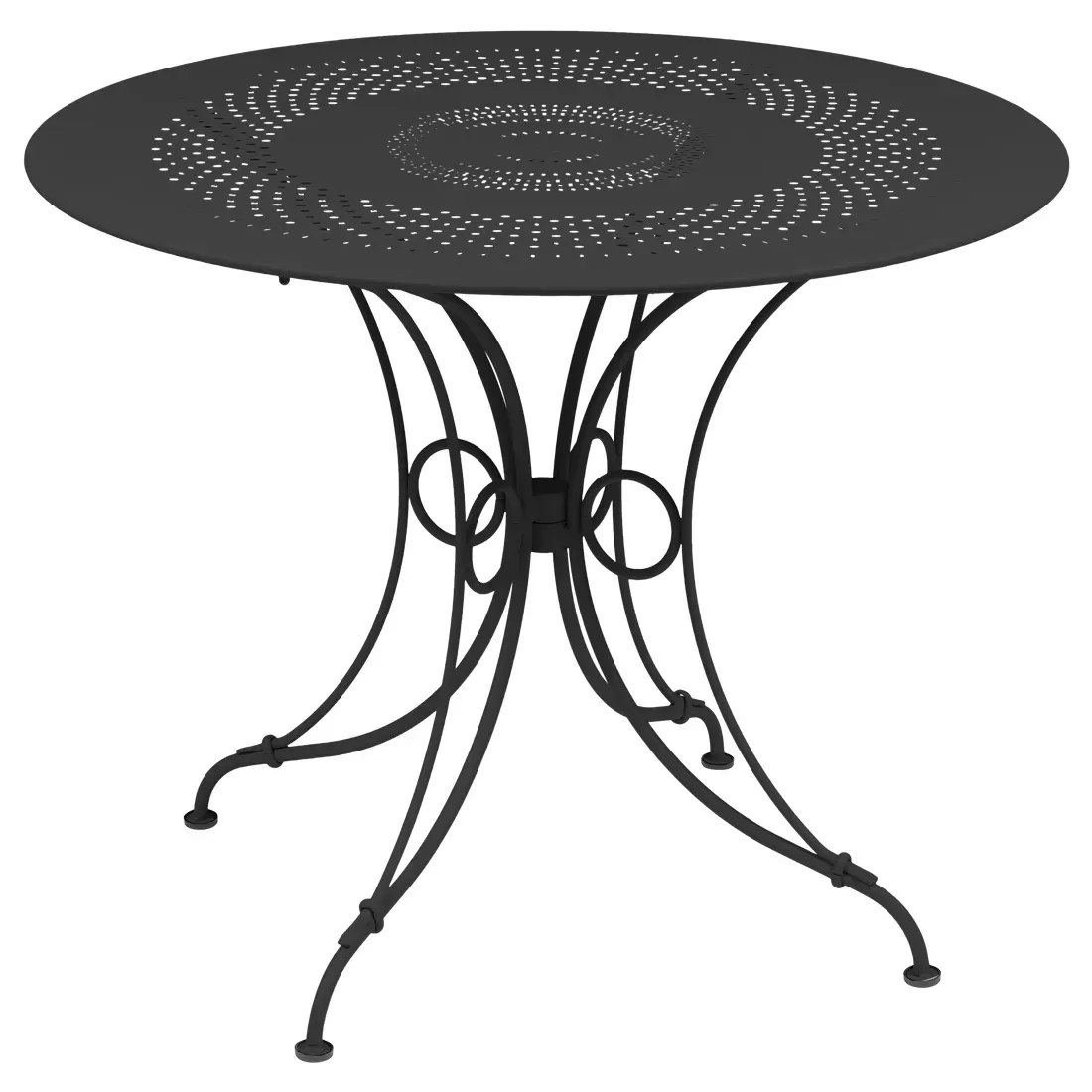 Fermob Table 1900 - 47 anthracite mat - Ø 96