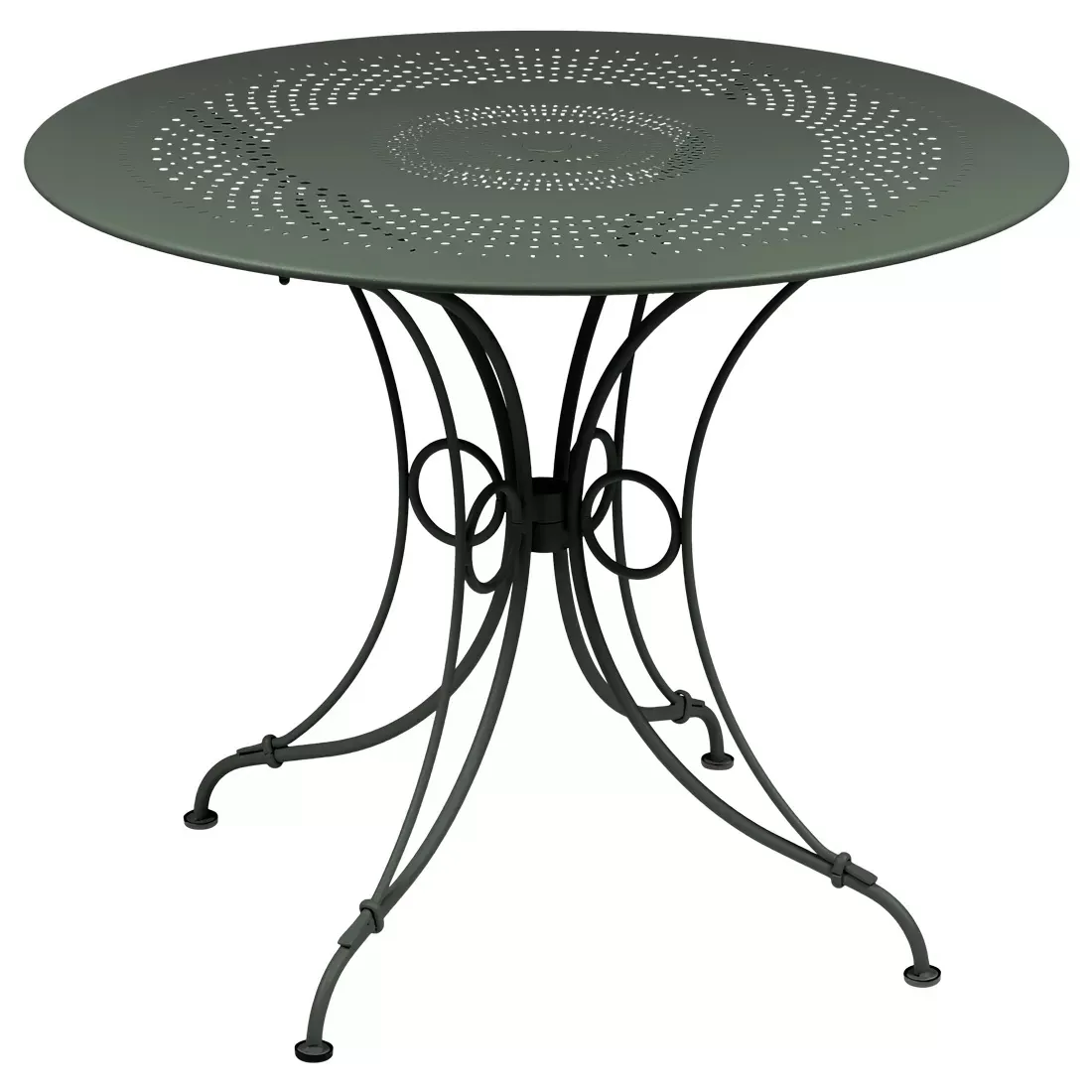 Fermob Table 1900 - 48 romarin mat - Ø 96