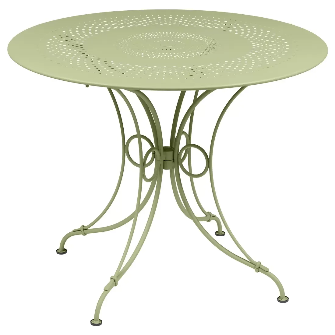 Fermob Table 1900 - 65 vert tilleul - Ø 96