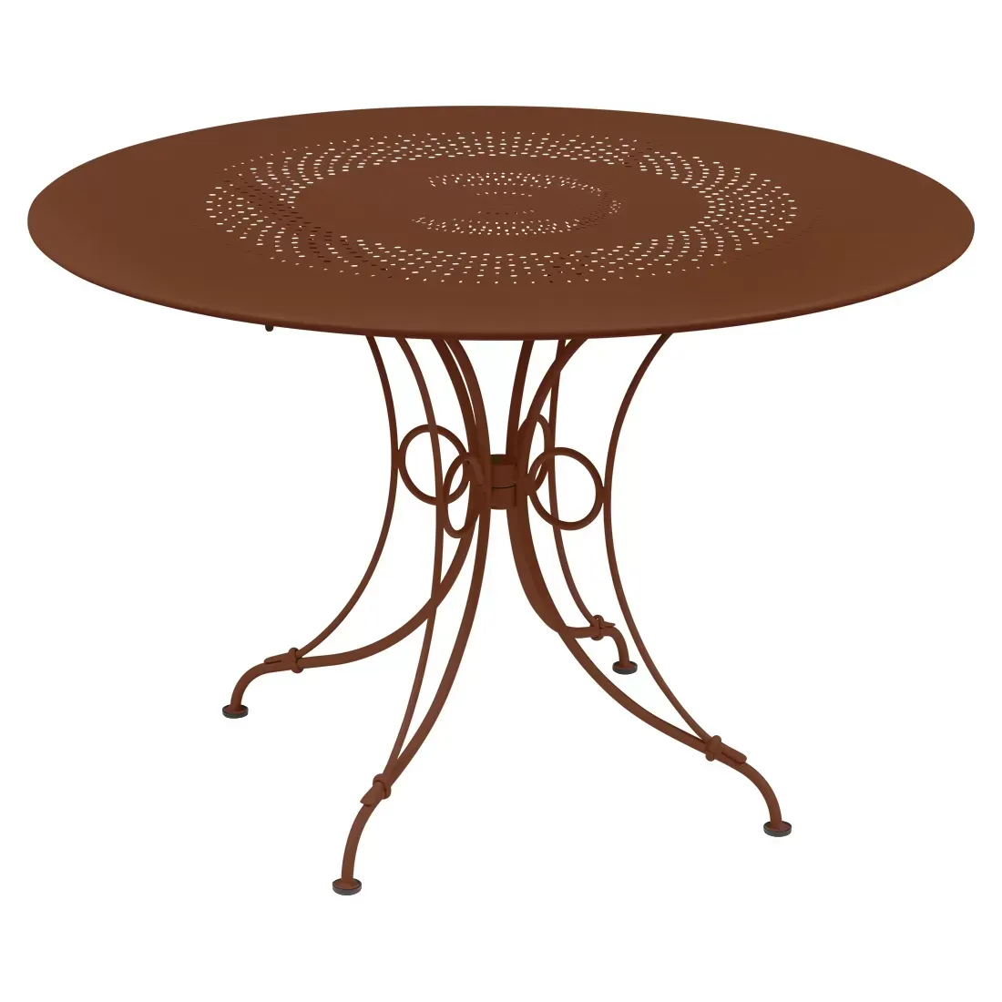 Fermob Table 1900 - 20 ocre rouge - Ø 117