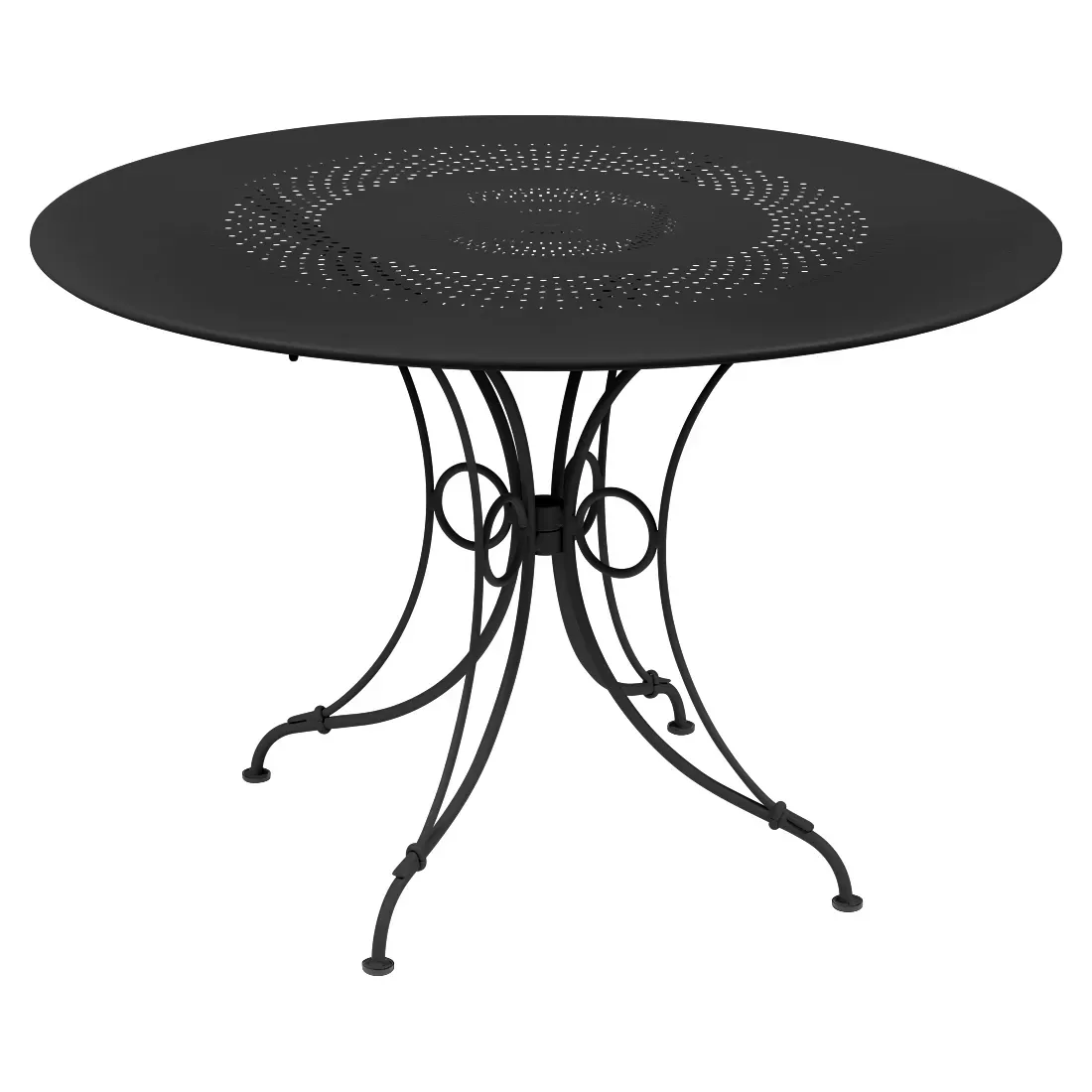 Fermob Table 1900 - 42 réglisse - Ø 117