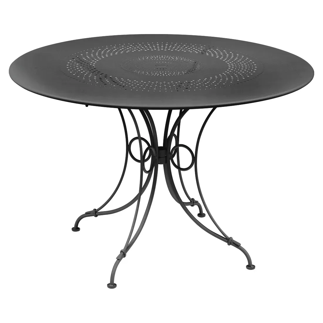 Fermob Table 1900 - 47 anthracite mat - Ø 117