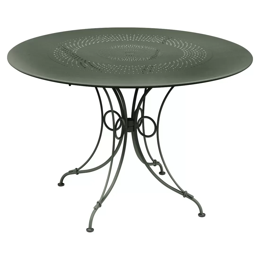 Fermob Table 1900 - 48 romarin mat - Ø 117