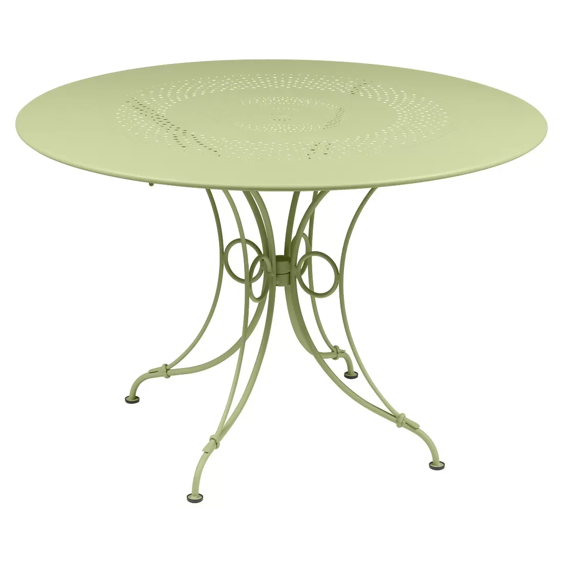 Fermob Table 1900 - 65 vert tilleul - Ø 117