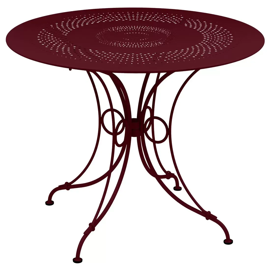 Fermob Table 1900 - B9 cerise noire - Ø 96