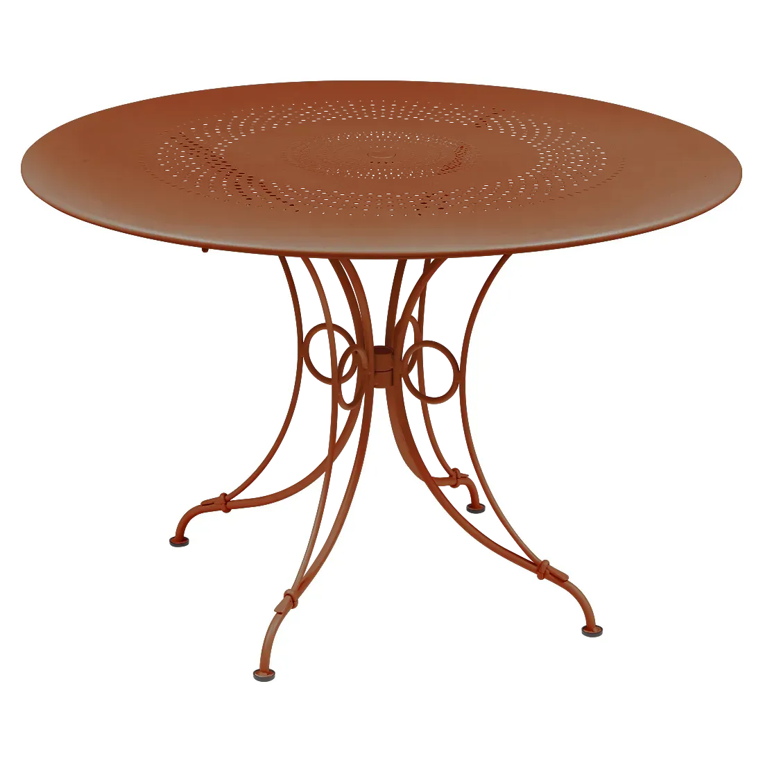 Fermob Table 1900 - E2 orange confite - Ø 117
