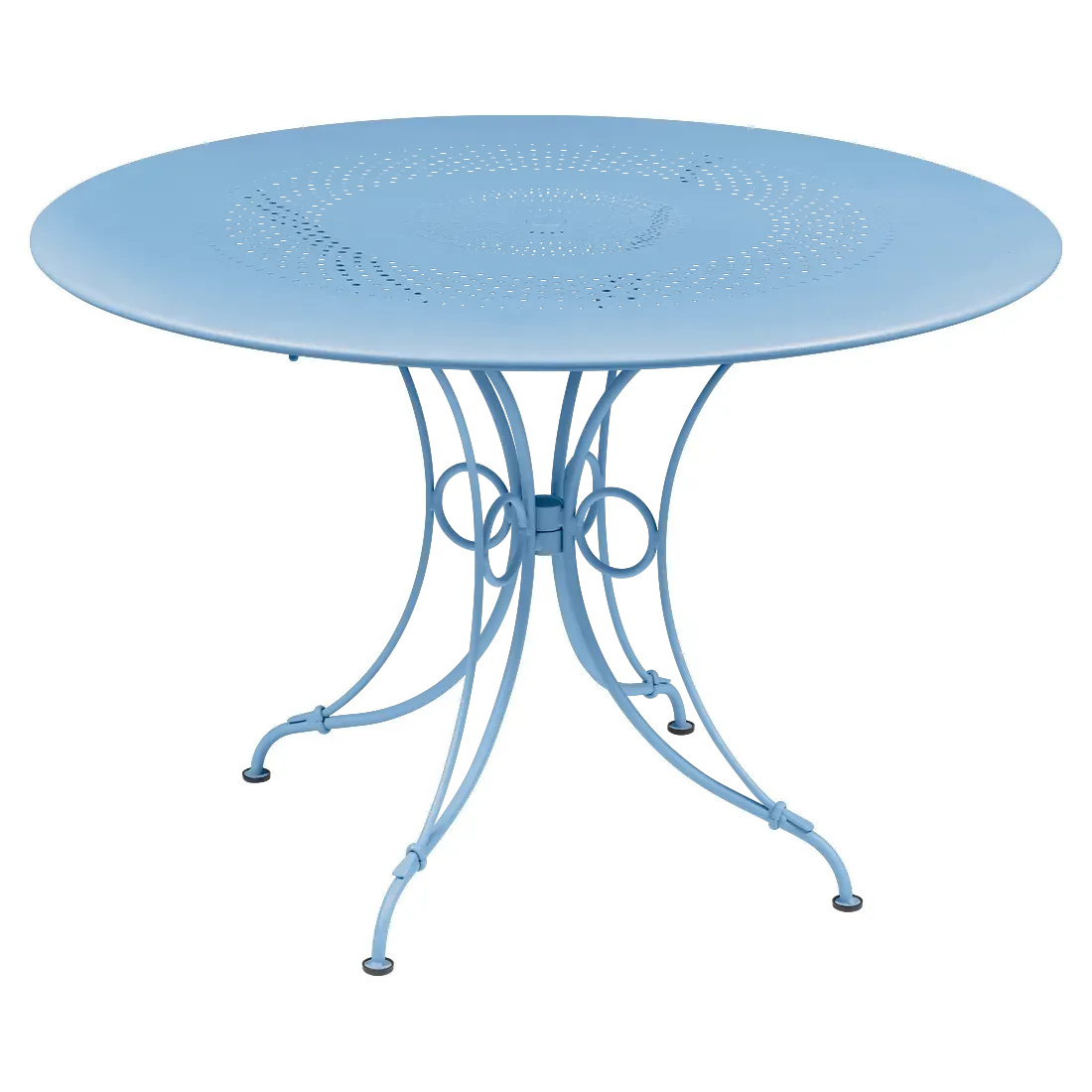 Fermob Table 1900 - E1 bleu-maya - Ø 117