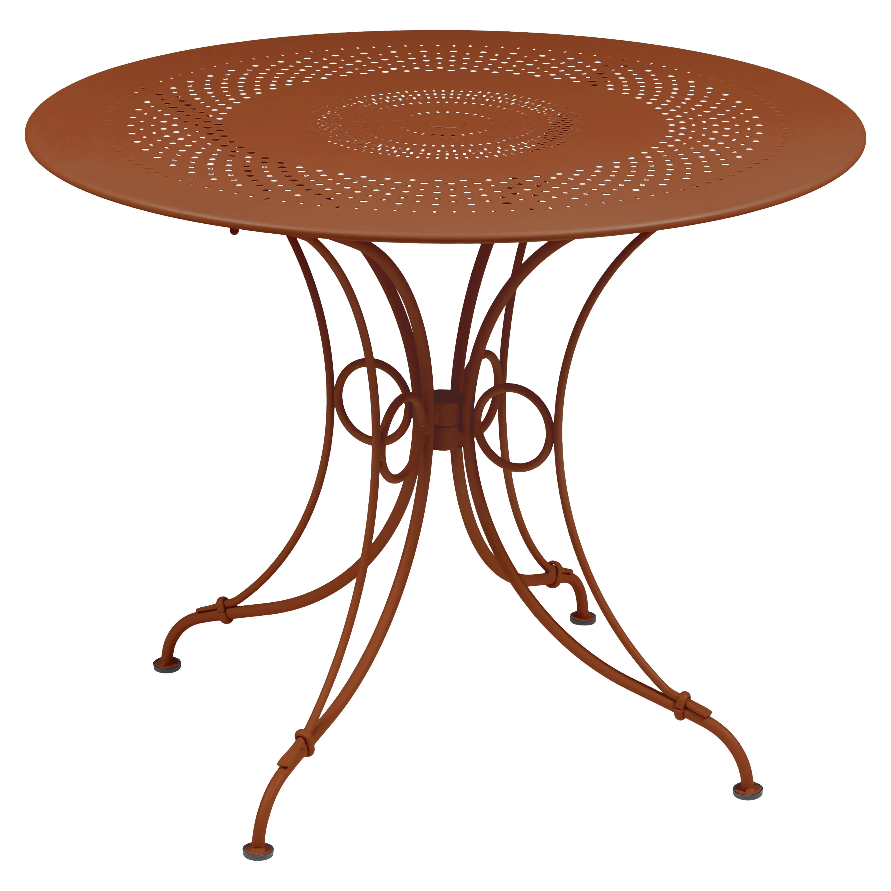 Fermob Table 1900 - E2 orange confite - Ø 96