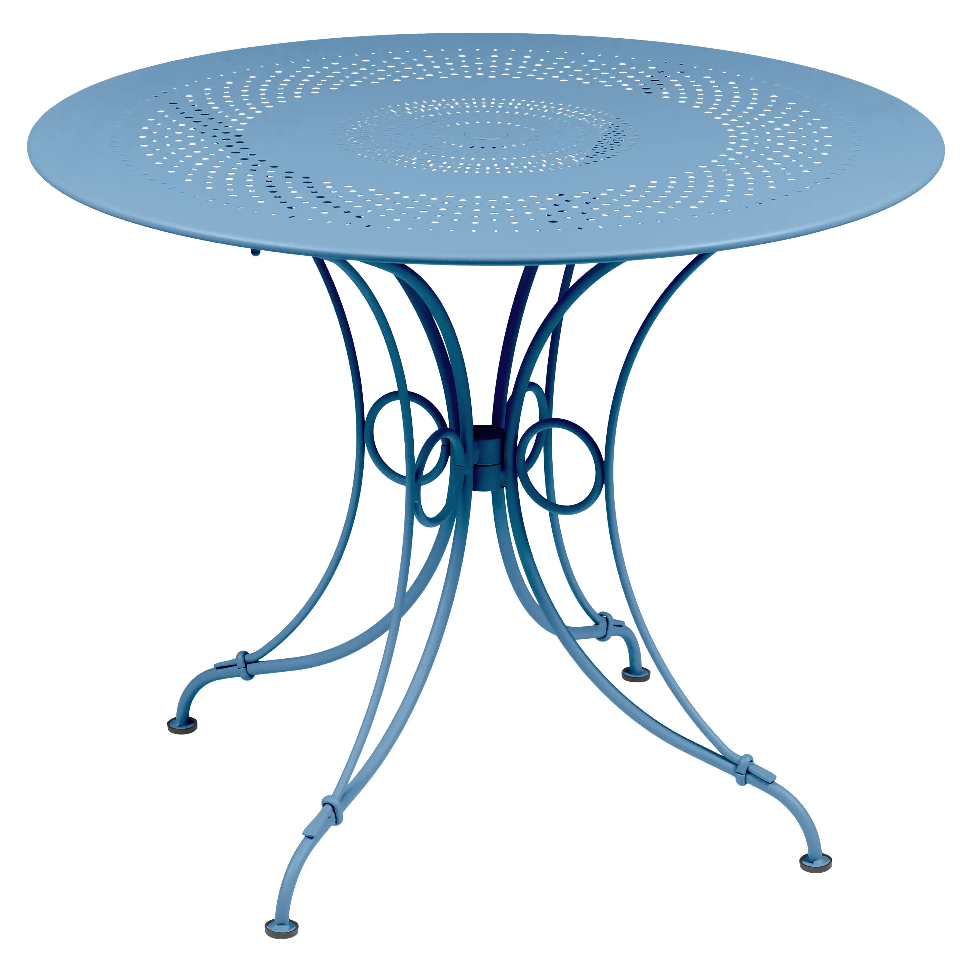 Fermob Table 1900 - E1 bleu-maya - Ø 96