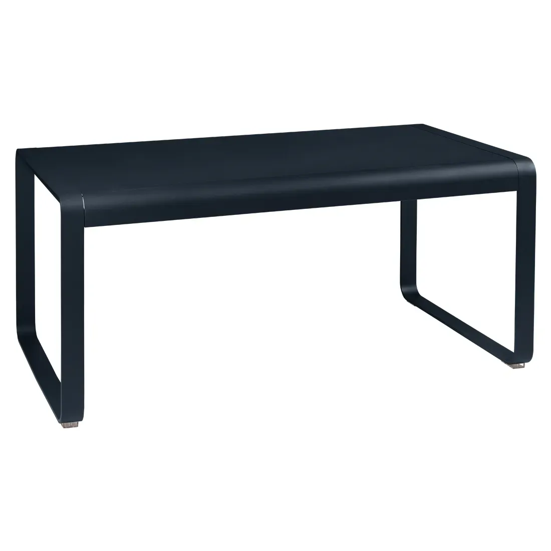 Fermob Table mi-haute BELLEVIE - 92 bleu abysse - 140 x 80 cm