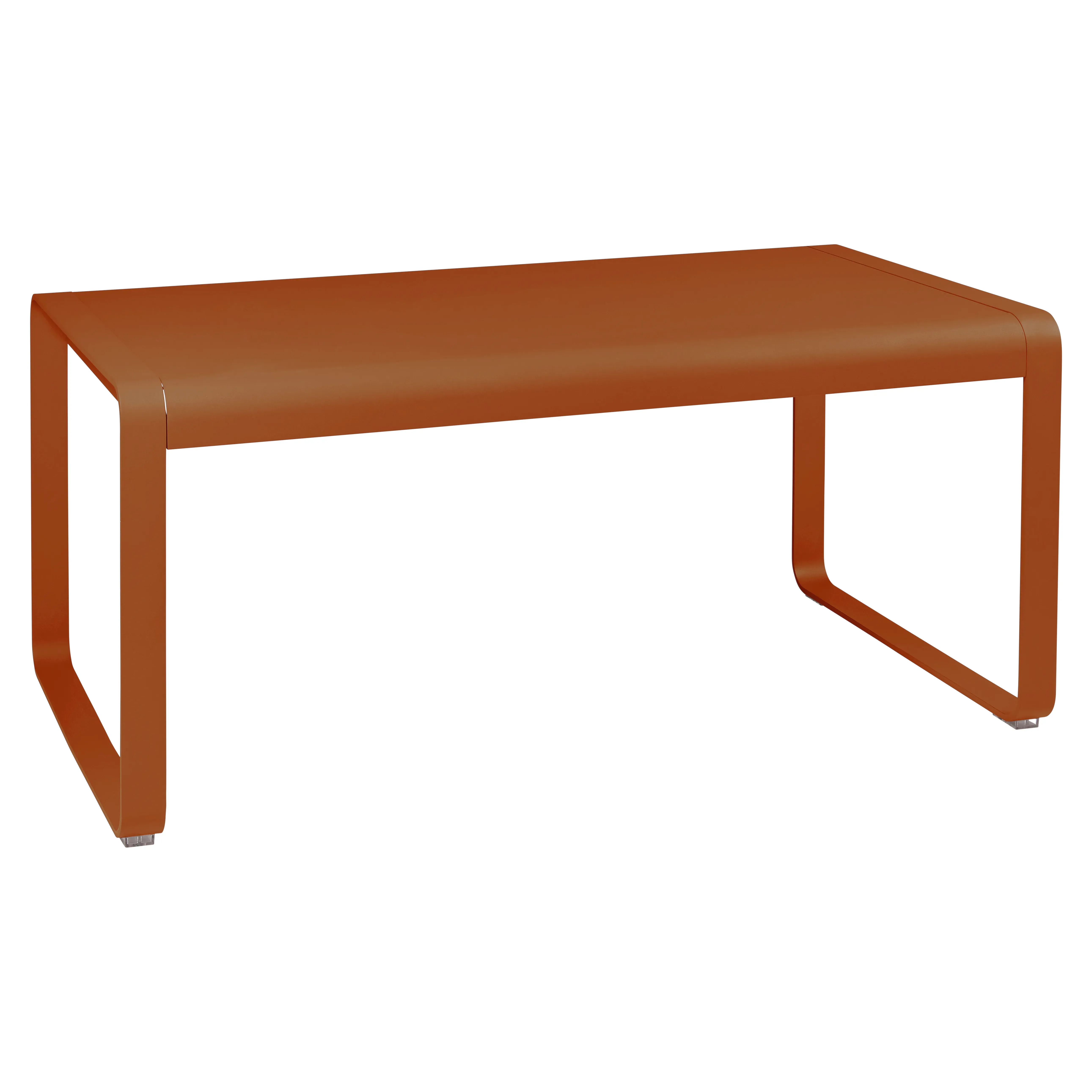 Fermob Table mi-haute BELLEVIE - E2 orange confite - 140 x 80 cm