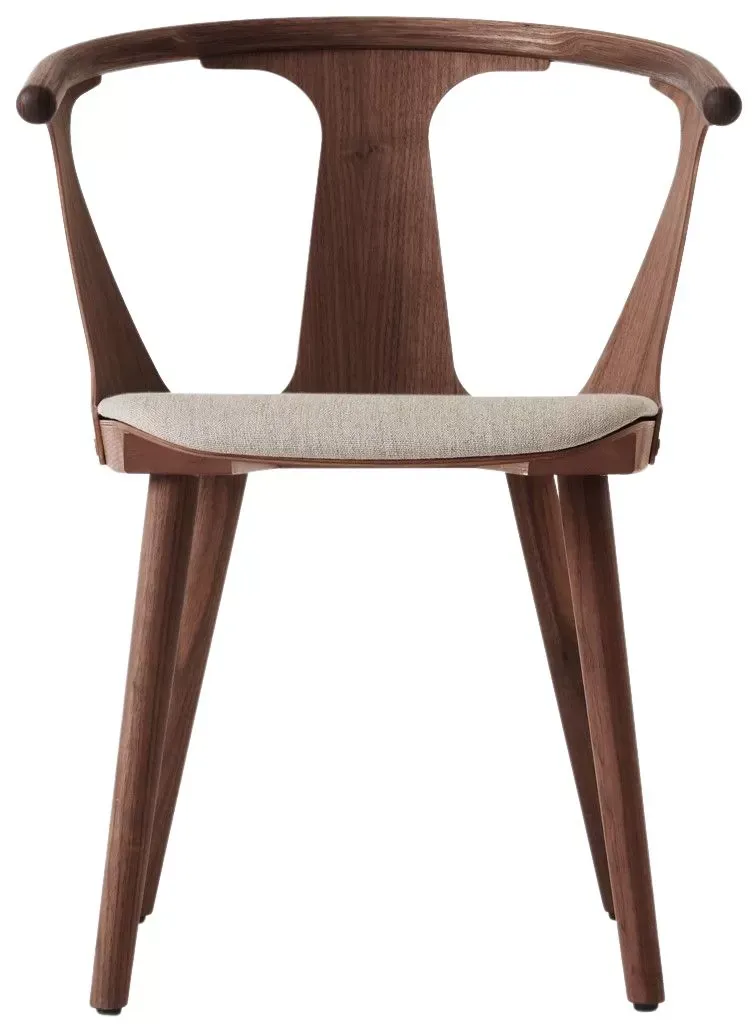 &Tradition Chaise In Between SK2 - ruskin elk - noyer huilé