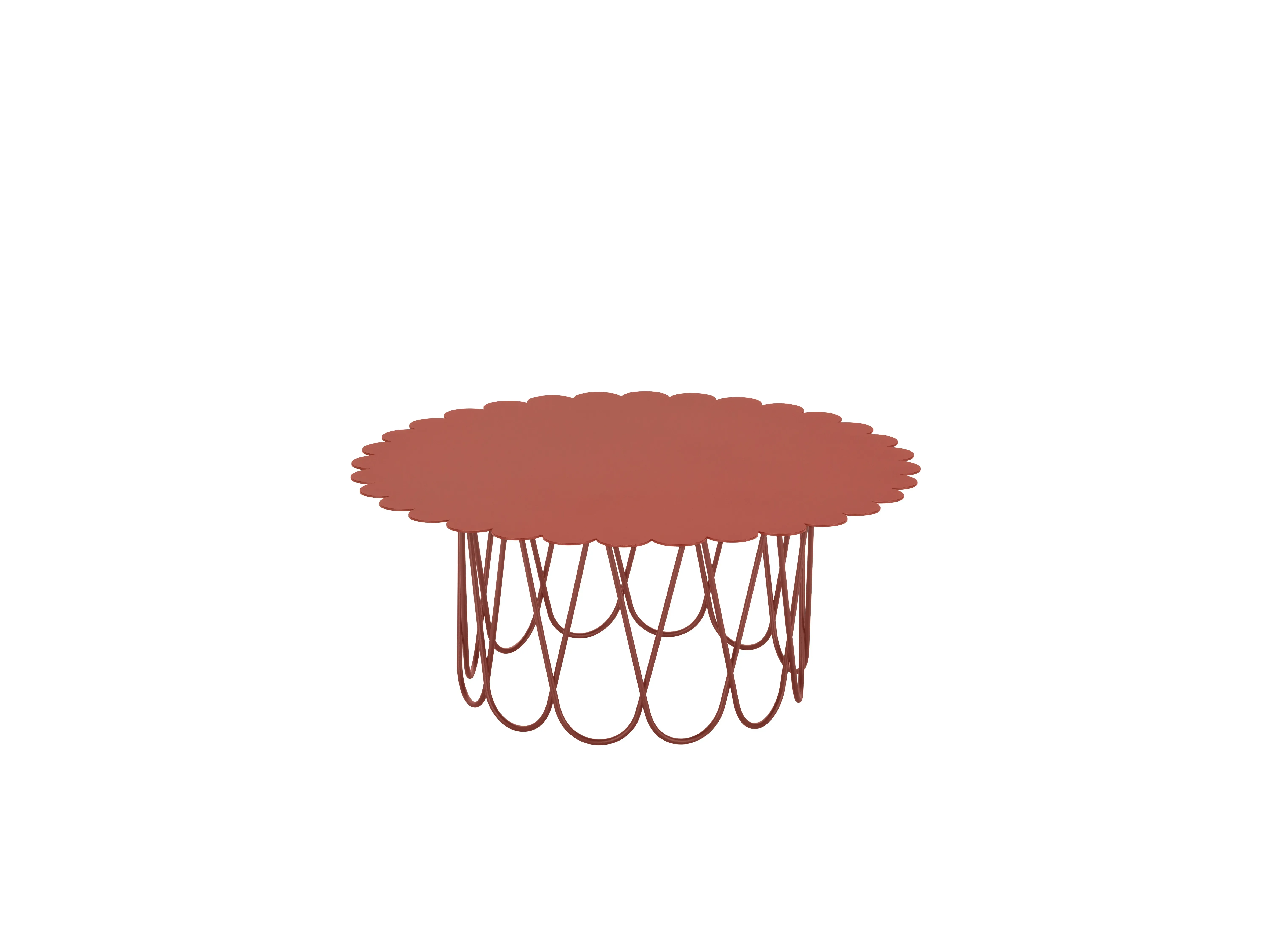 Vitra Table Flower - rouge - Ø80 cm