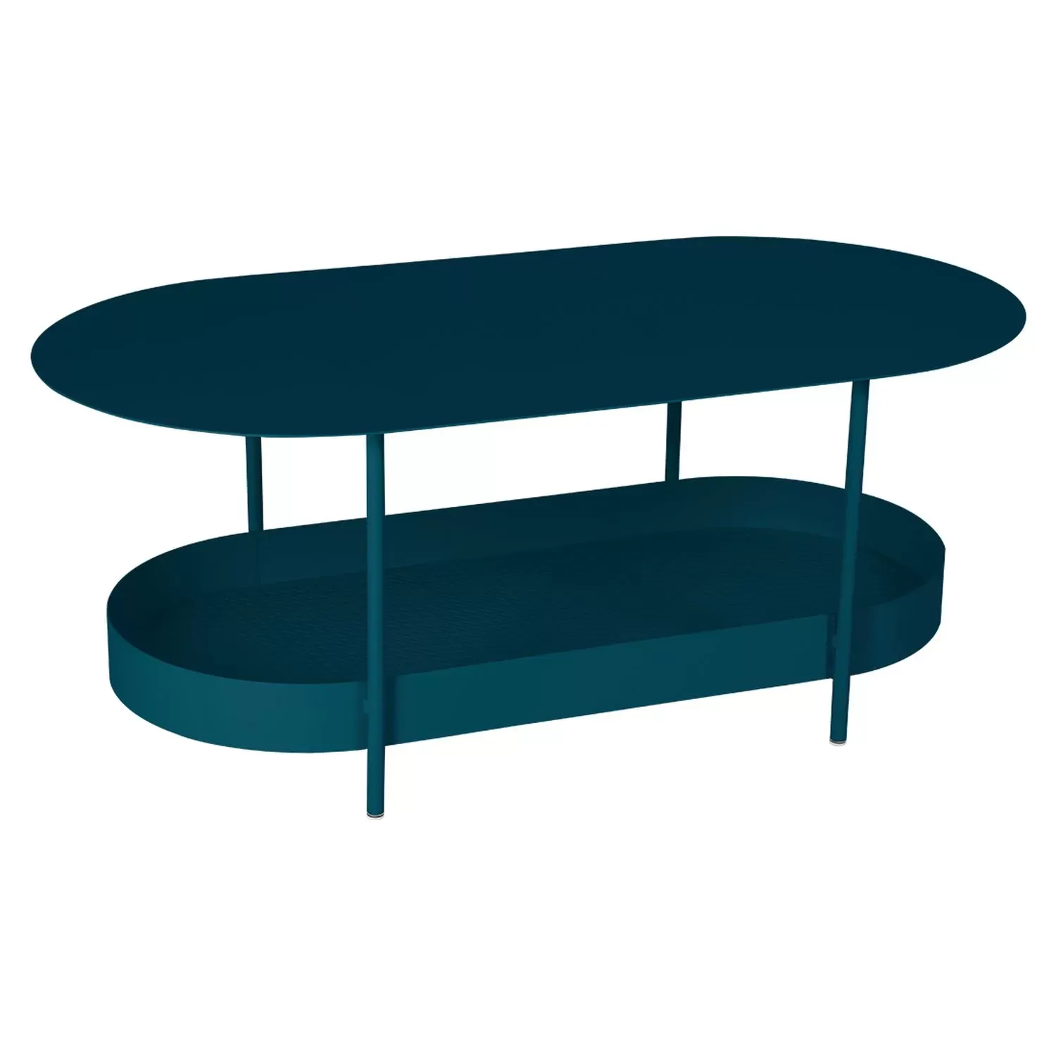 Fermob Table ovale SALSA - 21 bleu acapulco