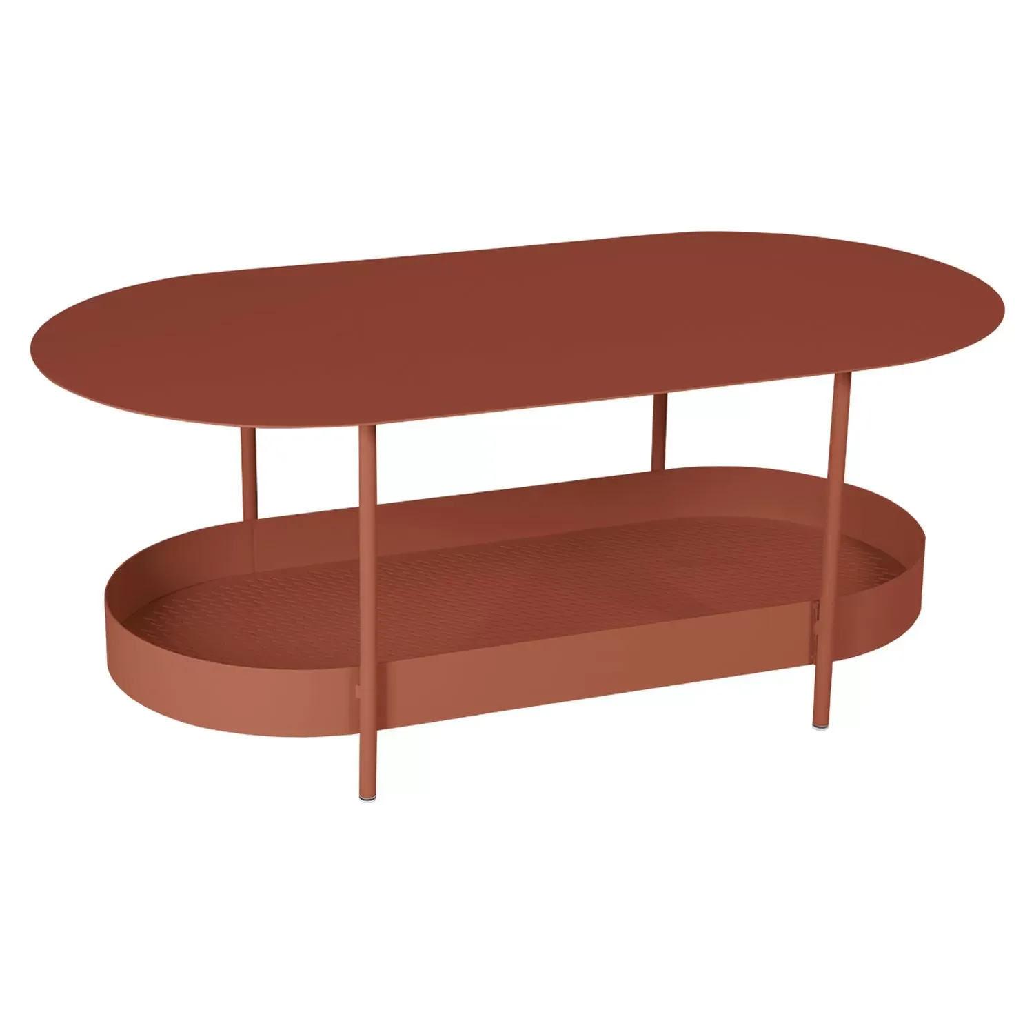 Fermob Table ovale SALSA - 20 ocre rouge