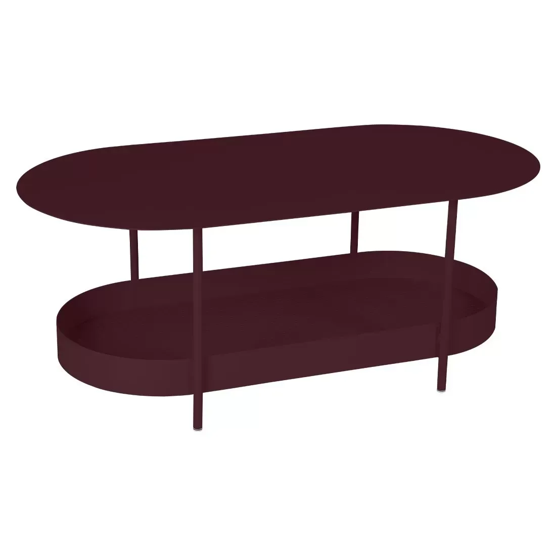 Fermob Table ovale SALSA - B9 cerise noire