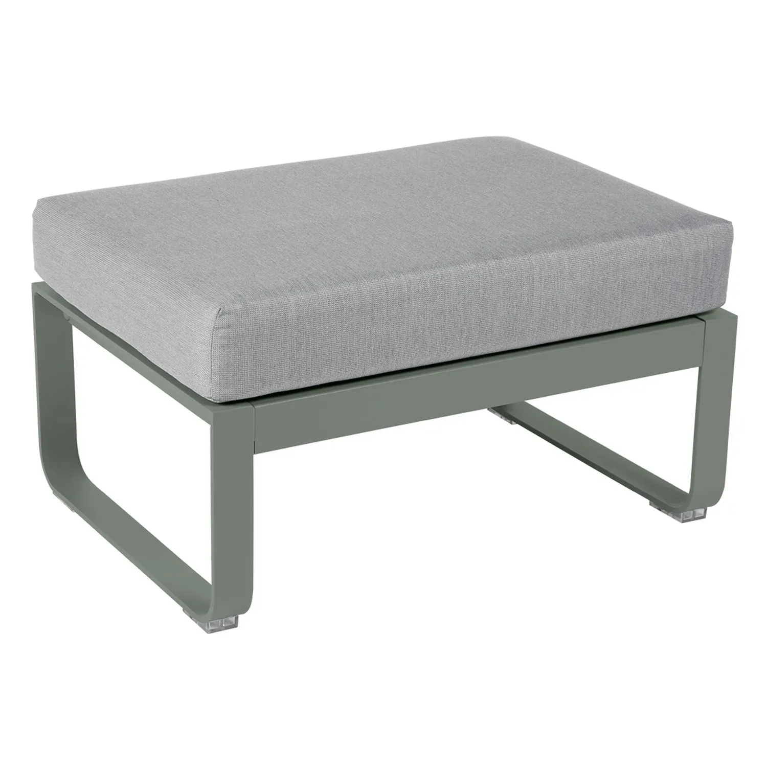 Fermob Tabouret rembourré BELLEVIE - 48 romarin mat - gris flanelle