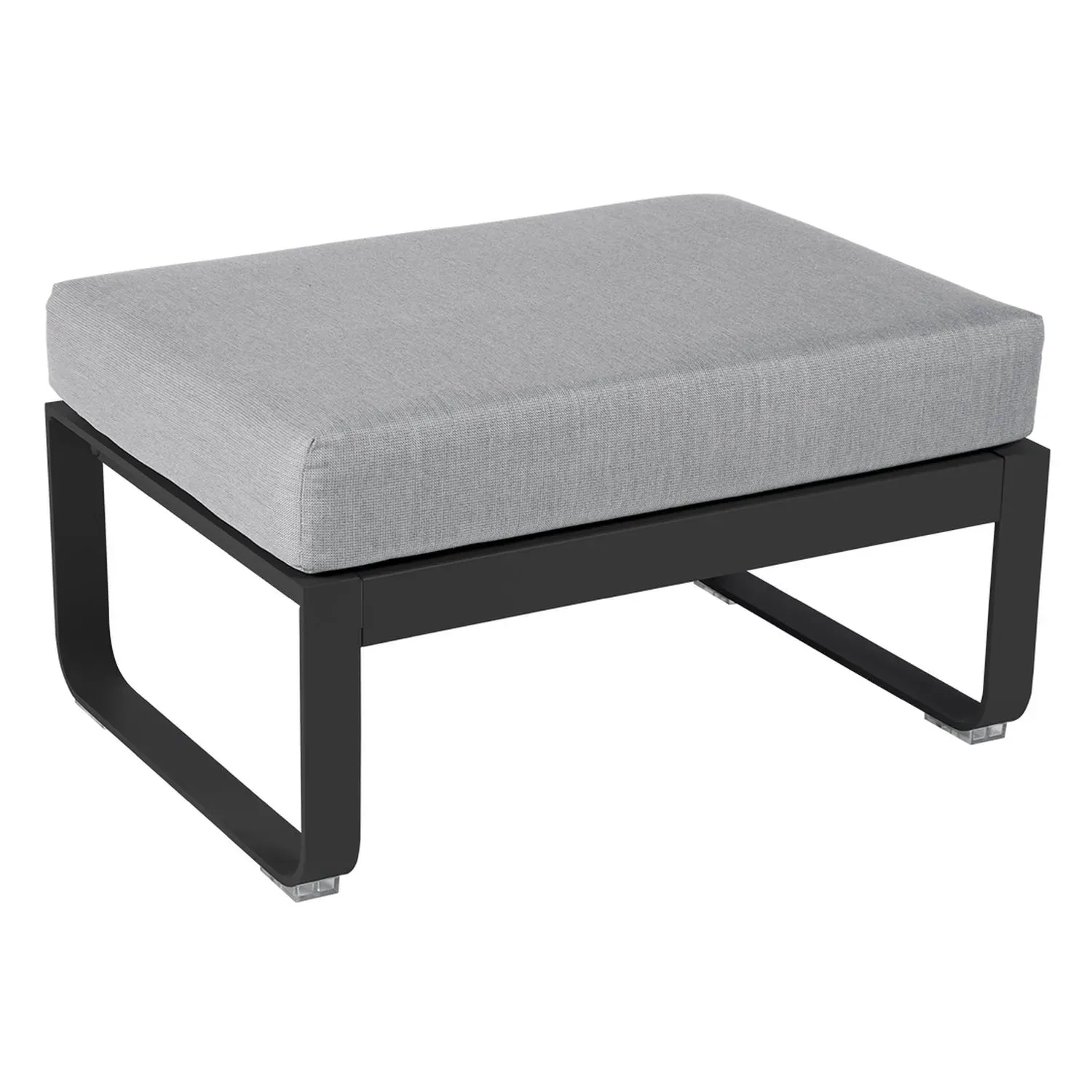 Fermob Tabouret rembourré BELLEVIE - 47 anthracite mat - gris flanelle