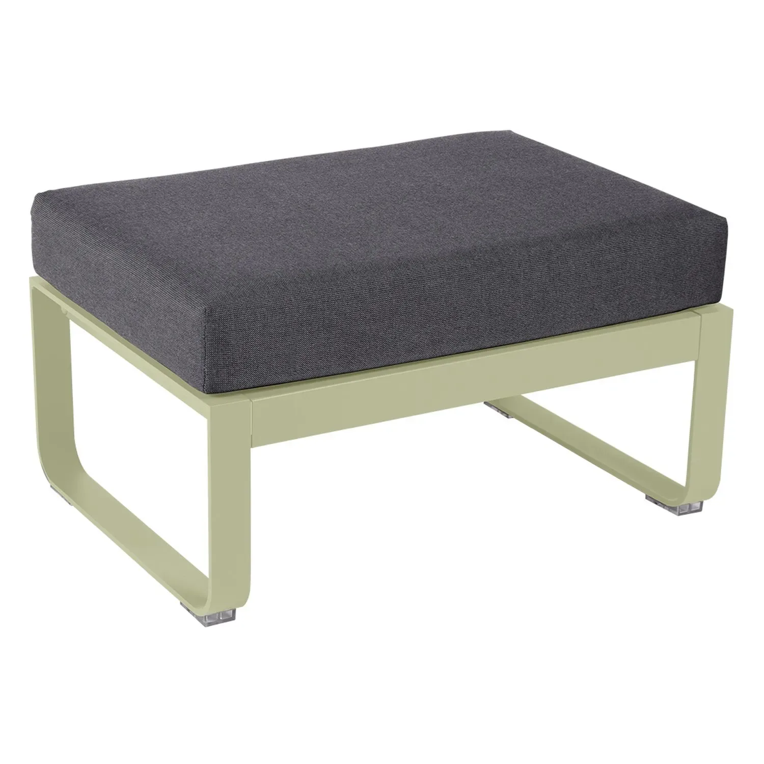 Fermob Tabouret rembourré BELLEVIE - 65 vert tilleul - gris graphite