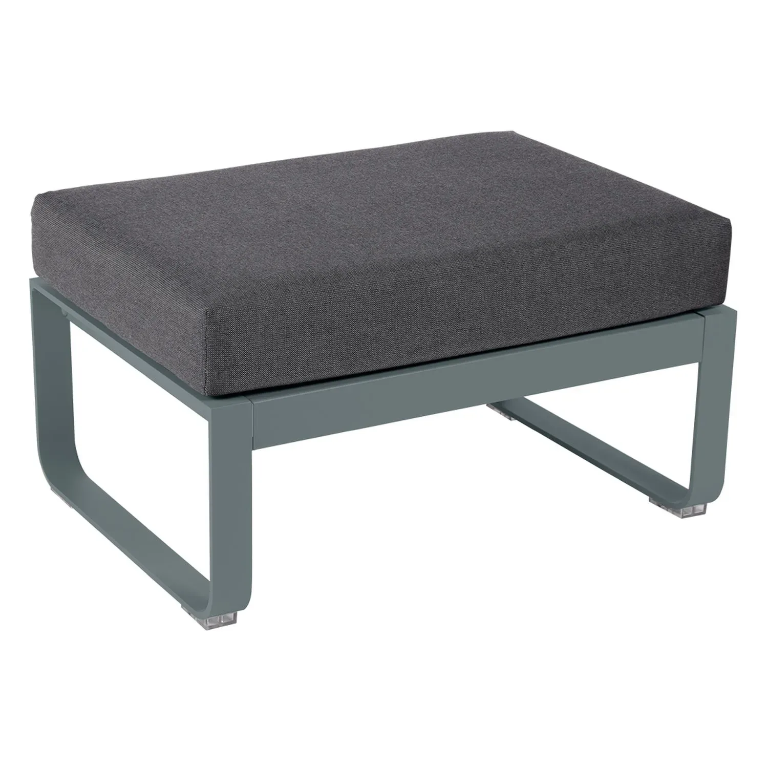 Fermob Tabouret rembourré BELLEVIE - 26 gris orage - gris graphite