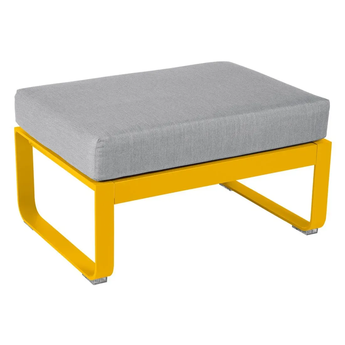 Fermob Tabouret rembourré BELLEVIE - C6 Miel - gris flanelle