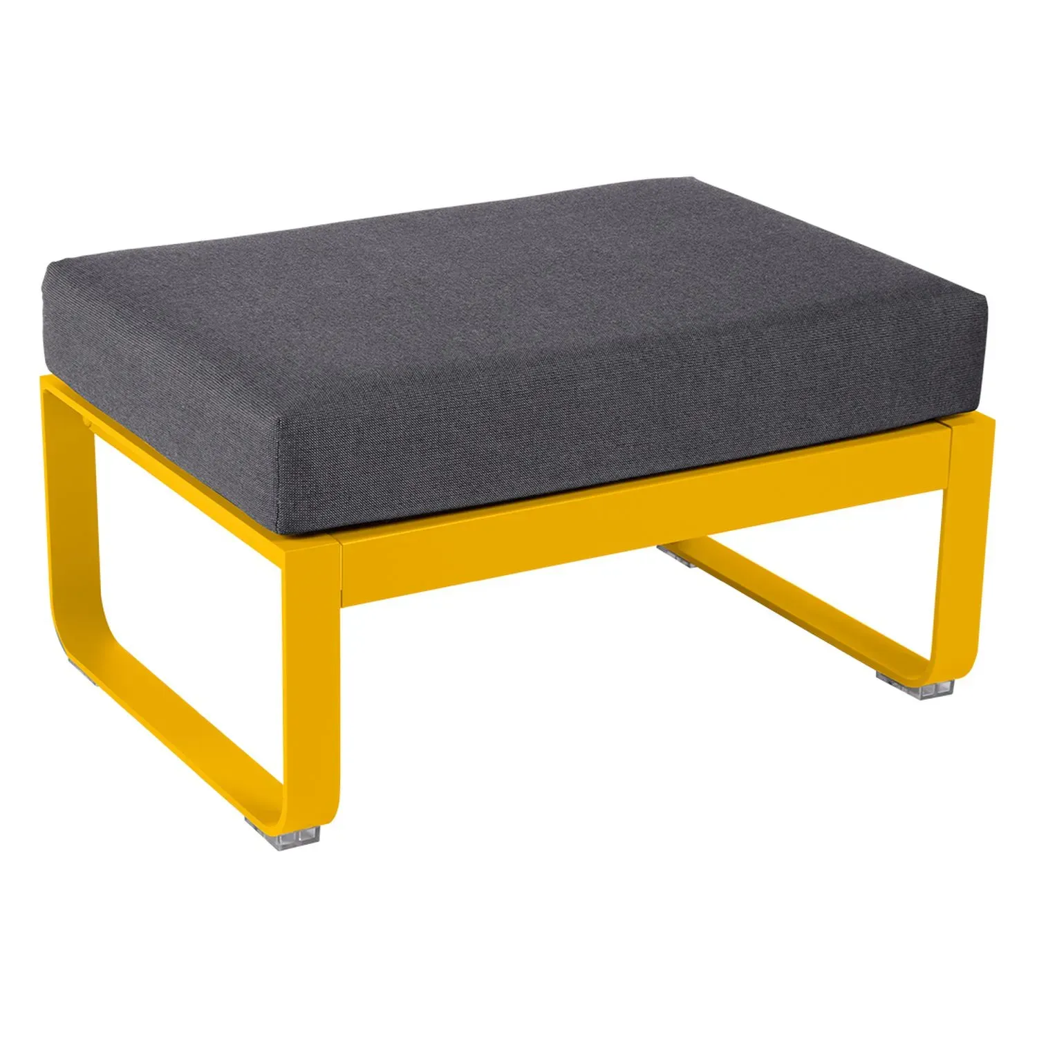 Fermob Tabouret rembourré BELLEVIE - C6 Miel - gris graphite