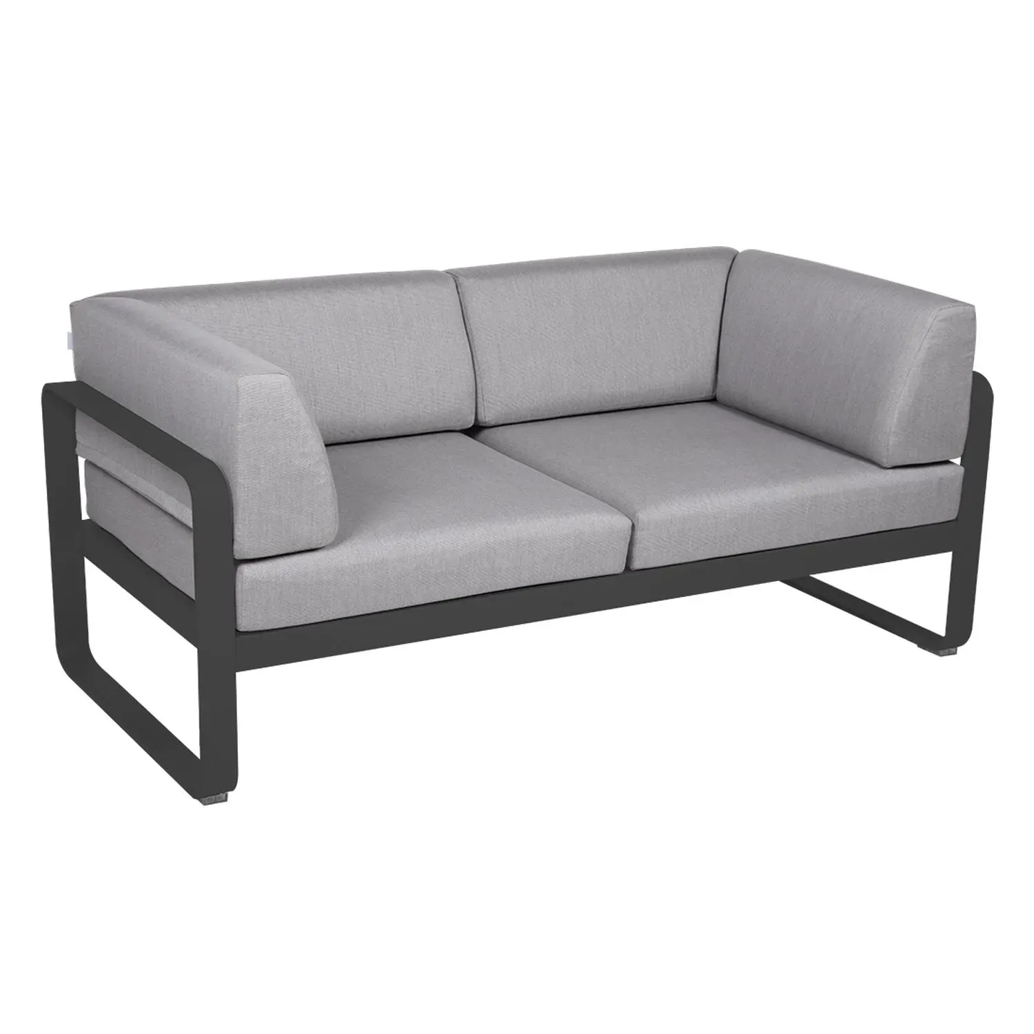 Fermob Canapé club 2 places BELLEVIE - 47 anthracite mat - gris flanelle