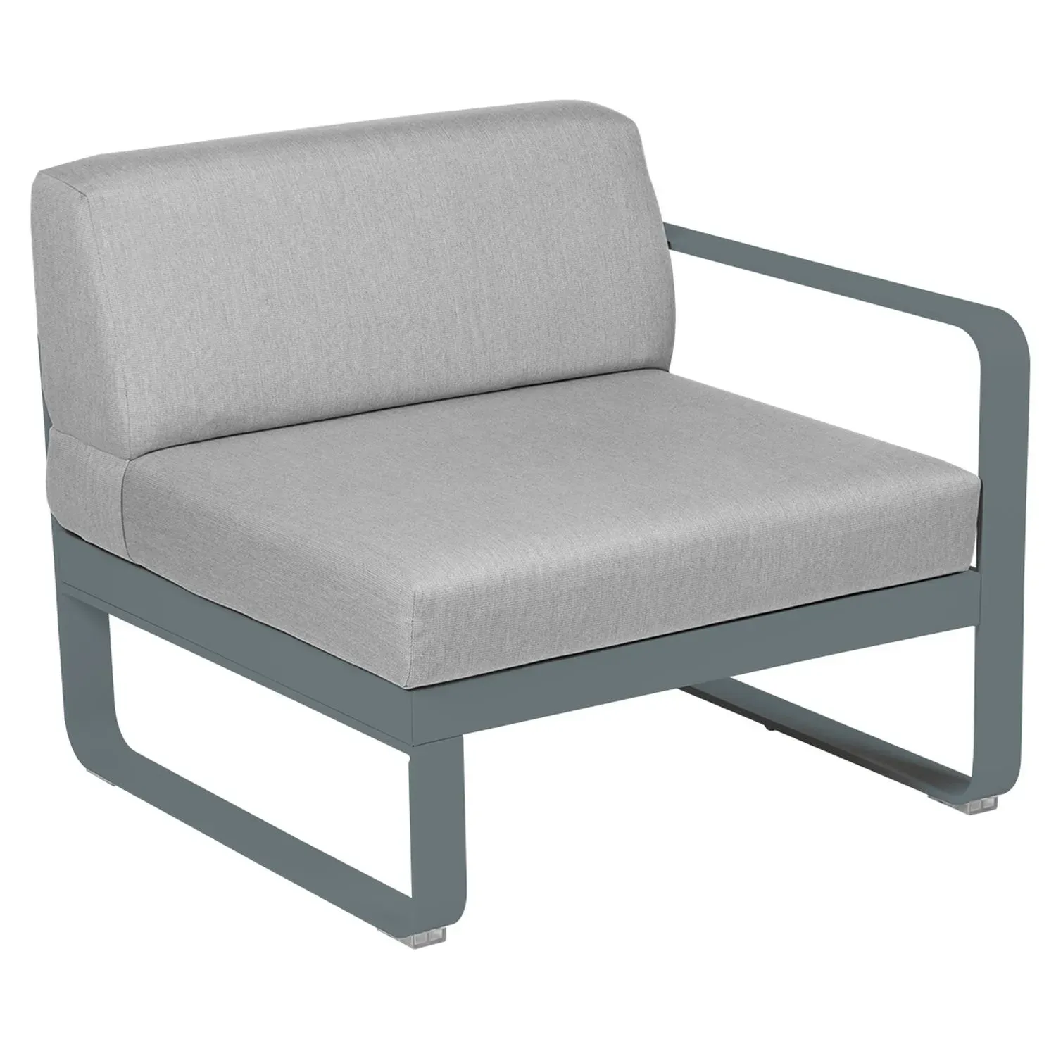 Fermob Fauteuil modulable droite BELLEVIE - 26 gris orage - gris flanelle