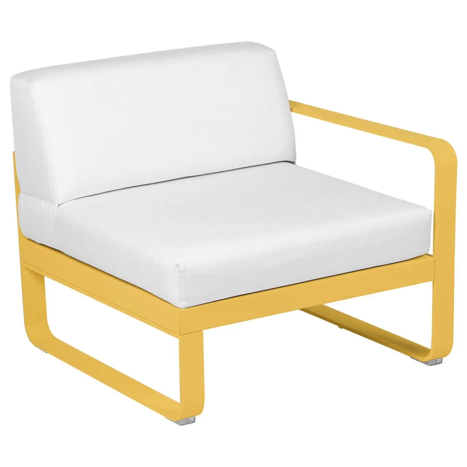 Fermob Fauteuil modulable droite BELLEVIE - C6 Miel - blanc grisé