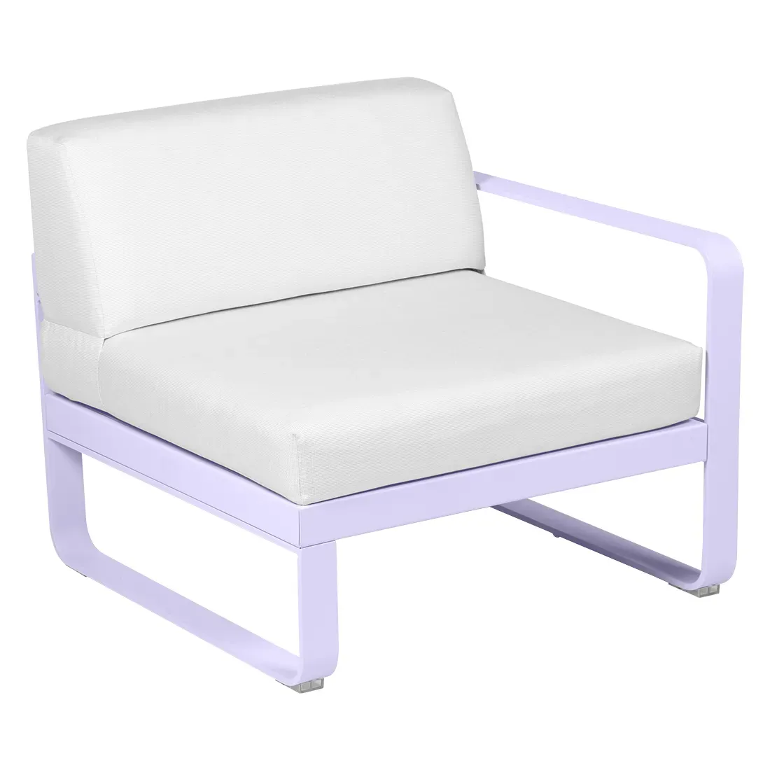 Fermob Fauteuil modulable droite BELLEVIE - D1 Guimauve - blanc grisé