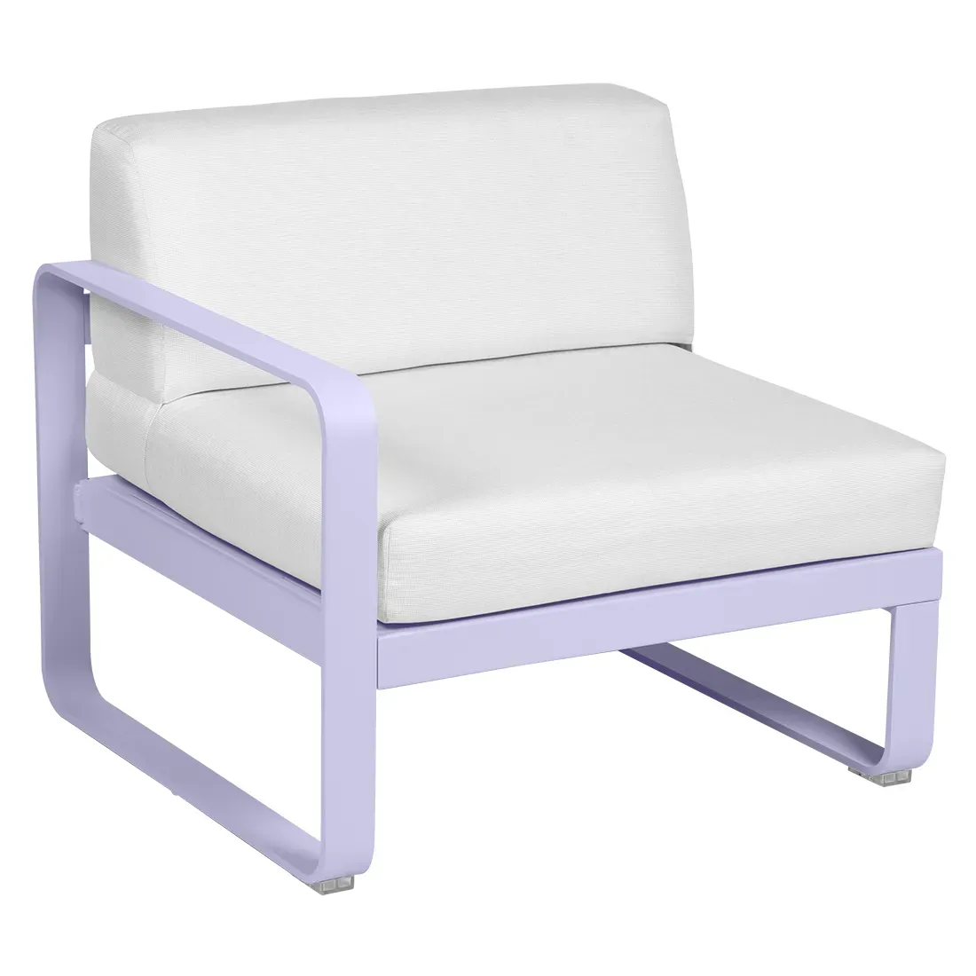 Fermob Fauteuil modulable gauche BELLEVIE - D1 Guimauve - blanc grisé