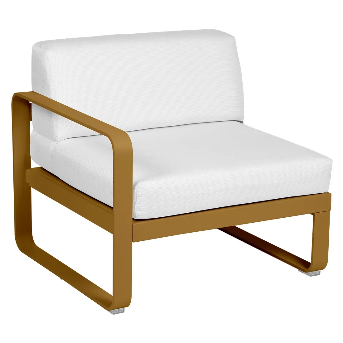 Fermob Fauteuil modulable gauche BELLEVIE - D2 Pain d'épices - blanc grisé