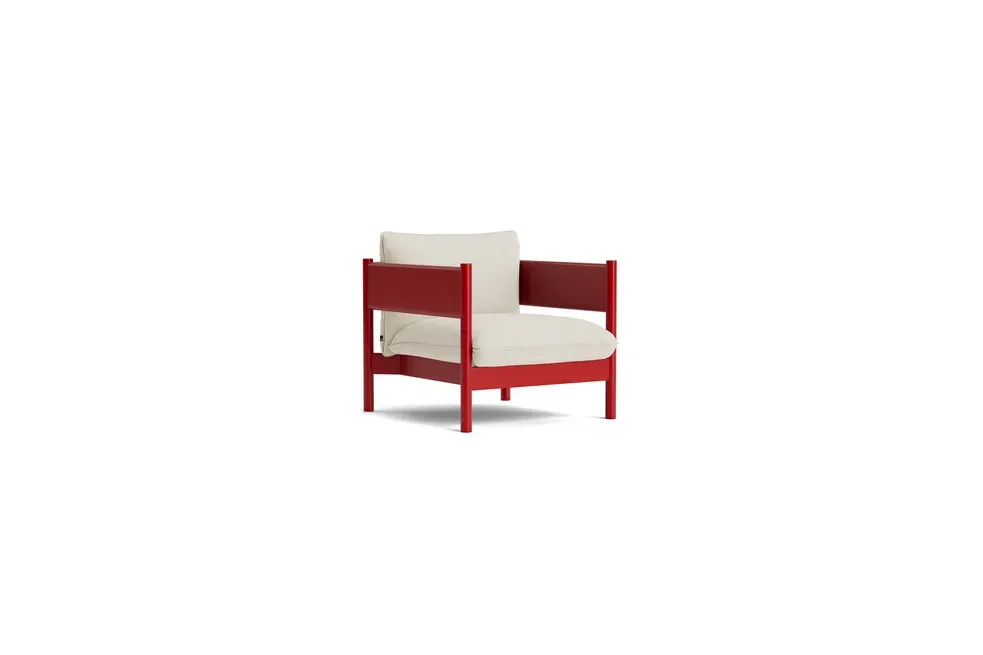 HAY Fauteuil Arbour Club - Vidar 1511 - hêtre, verni rouge