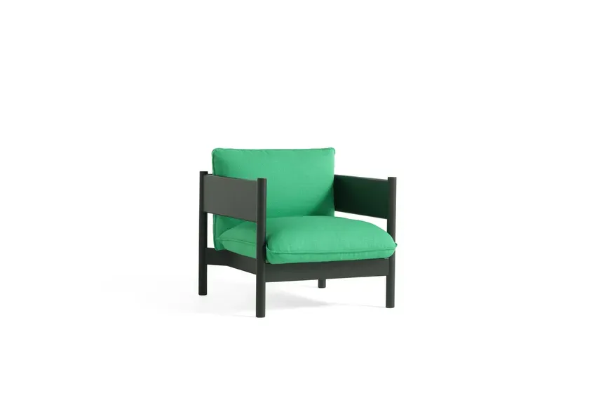 HAY Fauteuil Arbour Club - Vidar 932 - hêtre, verni vert