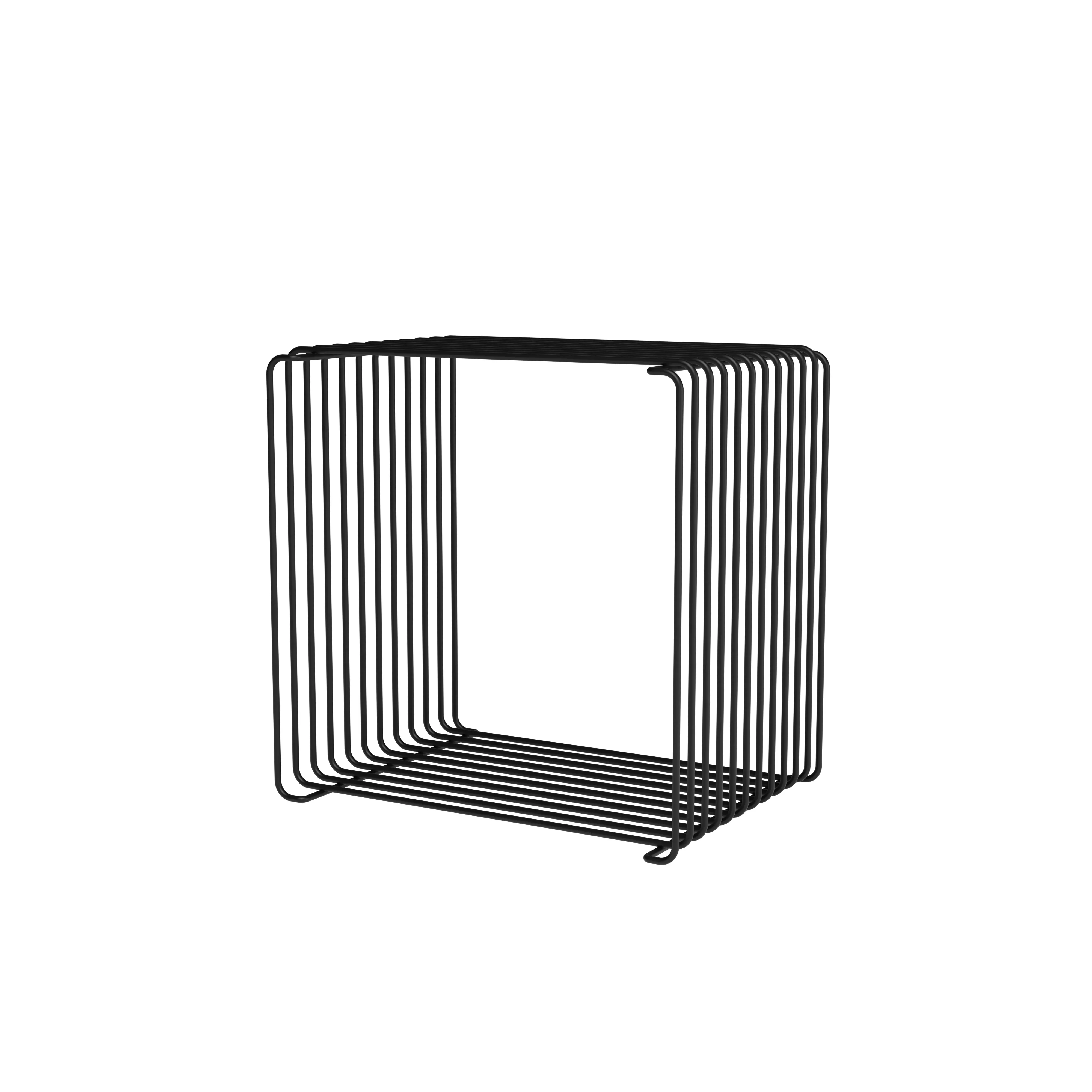 Montana Étagère Panton Wire Single - noir - 25,7cm