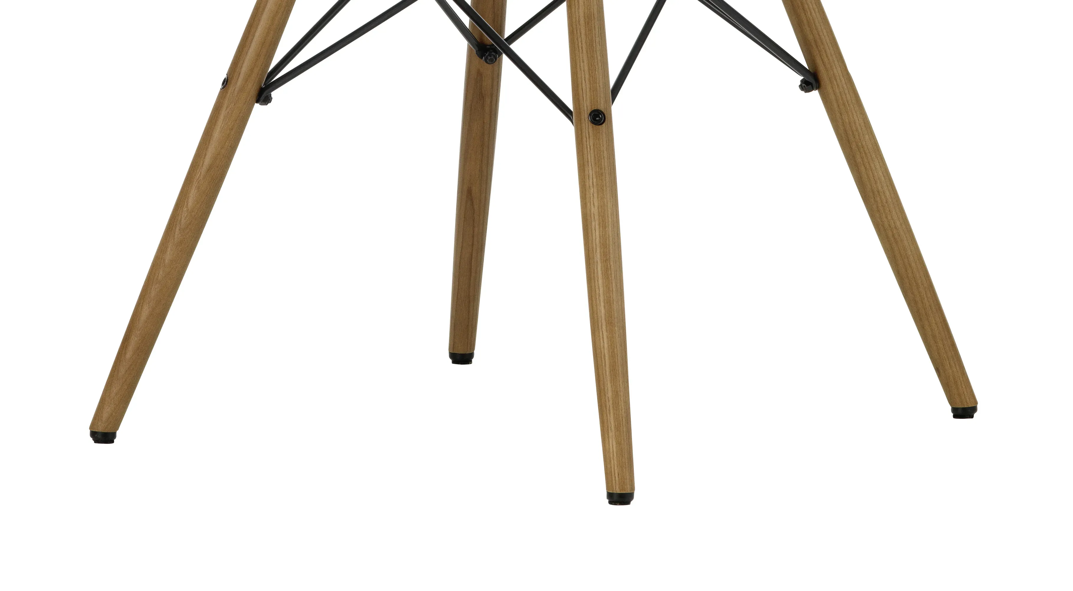 Vitra Patins pour Eames DSW/DAW/DKW - Patins pour sols durs - noir